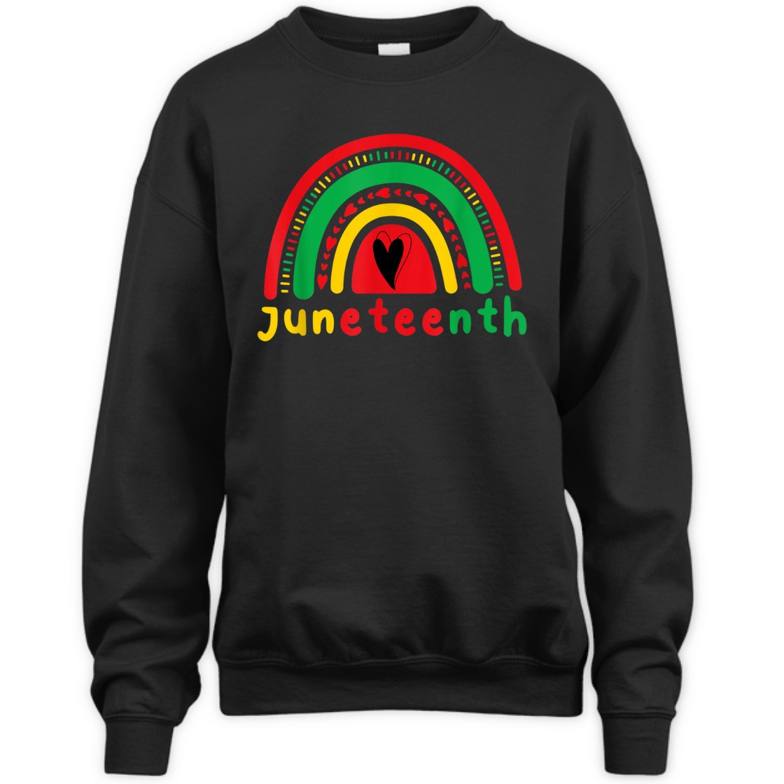 Strong Women Juneteenth Boho Rainbow Heart Women Girls Teens T-Shirt Strong Women Juneteenth Boho Rainbow Heart Women Girls Teens T-Shirt