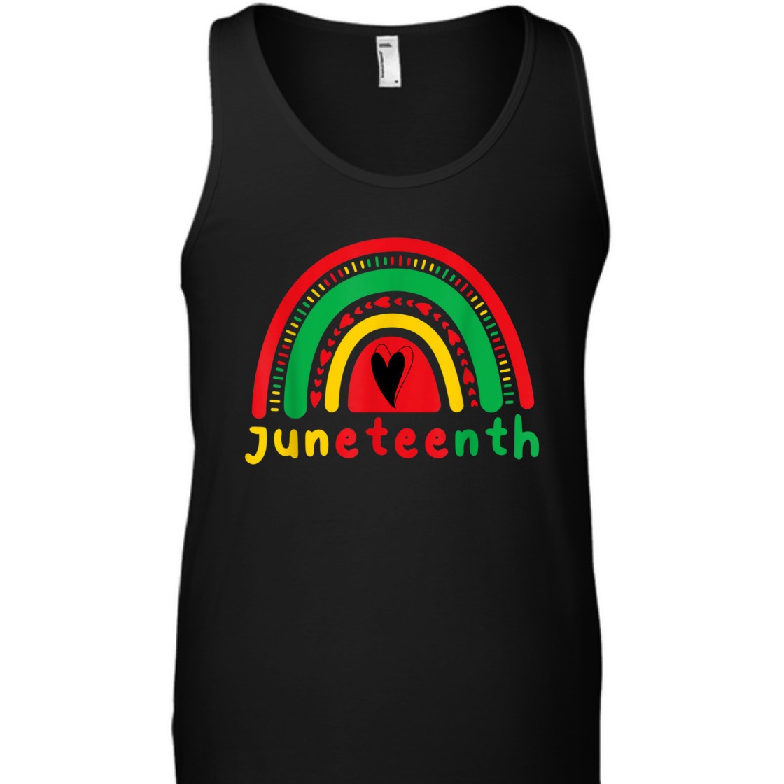 Strong Women Juneteenth Boho Rainbow Heart Women Girls Teens T-Shirt Strong Women Juneteenth Boho Rainbow Heart Women Girls Teens T-Shirt