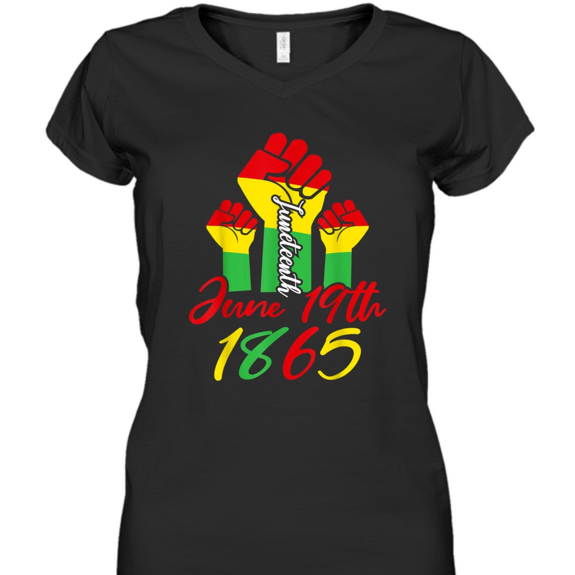 Strong Women Juneteenth June 19th 1865 T-Shirt