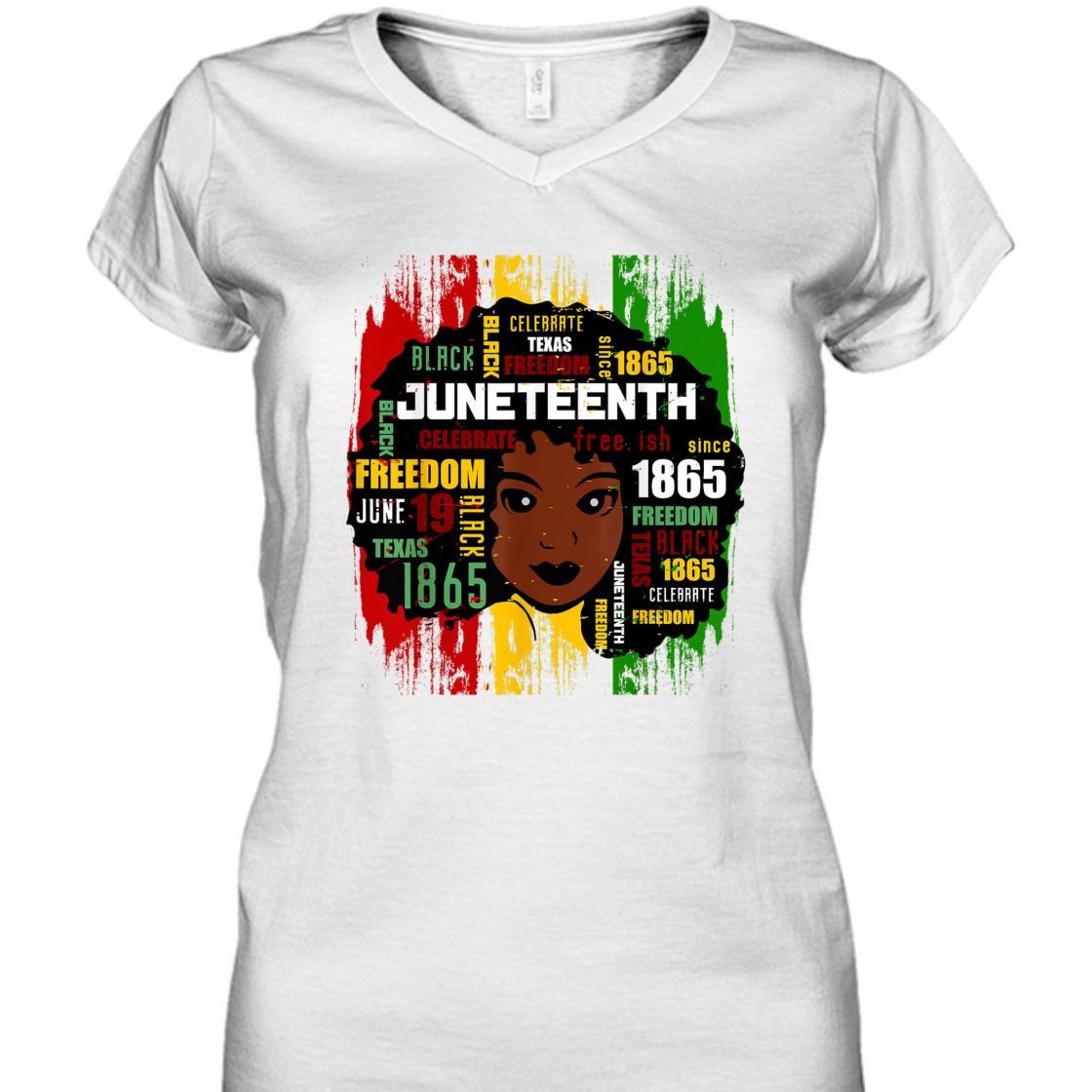 Strong Women Juneteenth Freedom Day African Black American T-Shirt