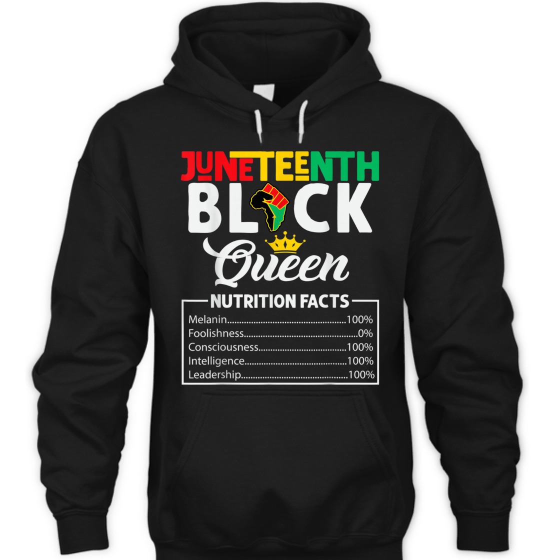 Strong Women Juneteenth Womens Black Queen Nutritional Facts Freedom Day T-Shirt Strong Women Juneteenth Womens Black Queen Nutritional Facts Freedom Day T-Shirt
