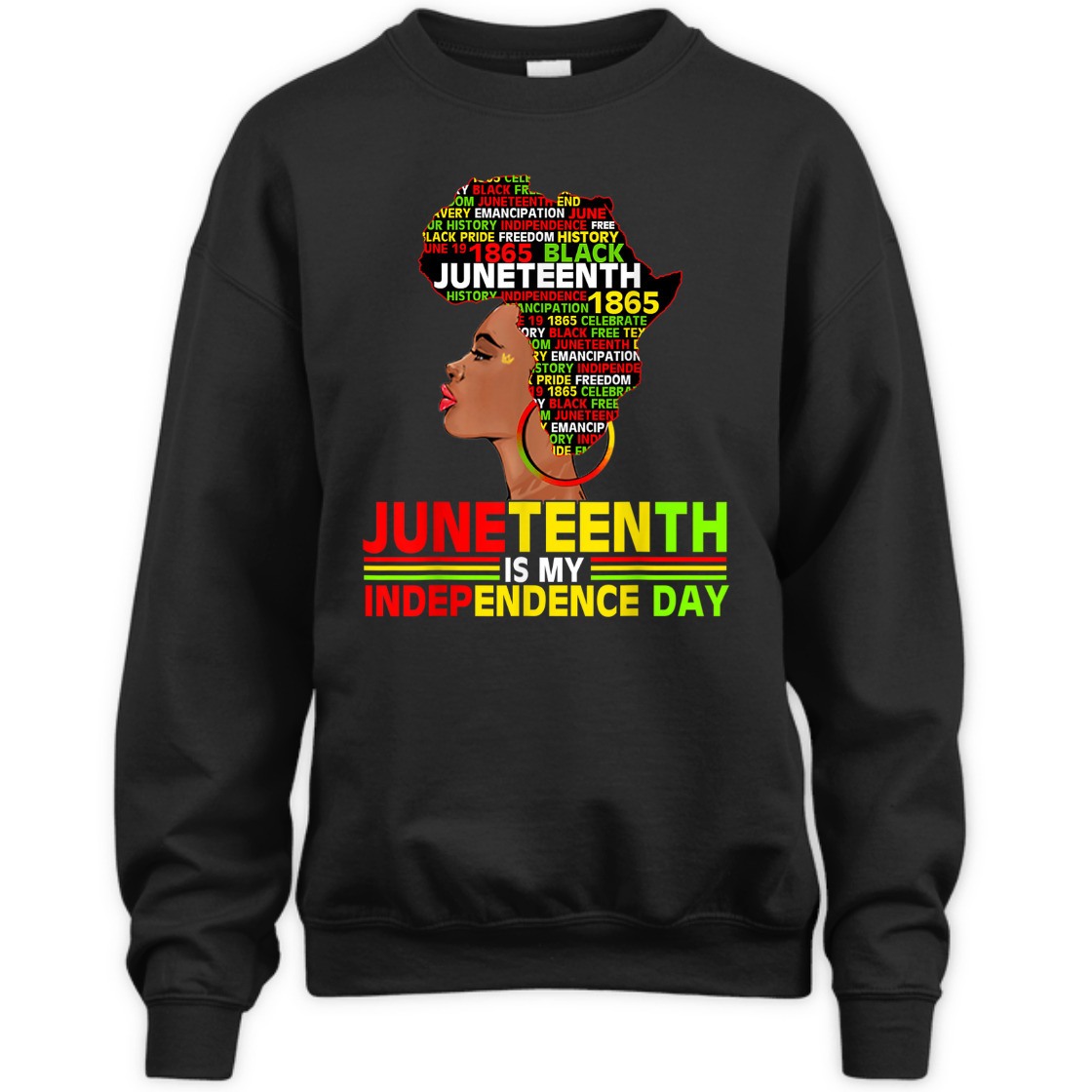Strong Women Juneteenth Is My Independence 1865 Black Women 4th July Love T-Shirt Strong Women Juneteenth Is My Independence 1865 Black Women 4th July Love T-Shirt