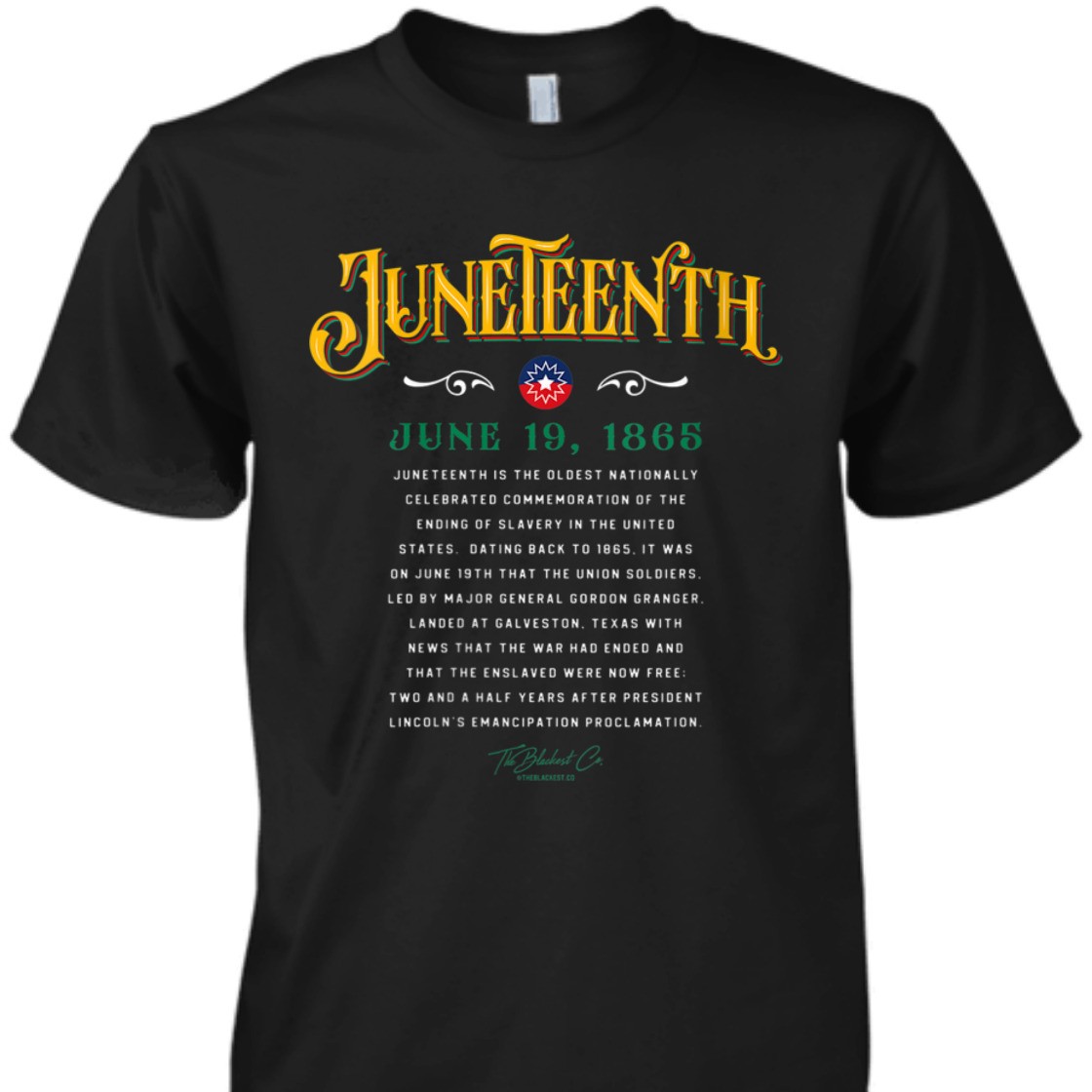 Strong Women Womens Juneteenth Vintage African American 1865 T-Shirt