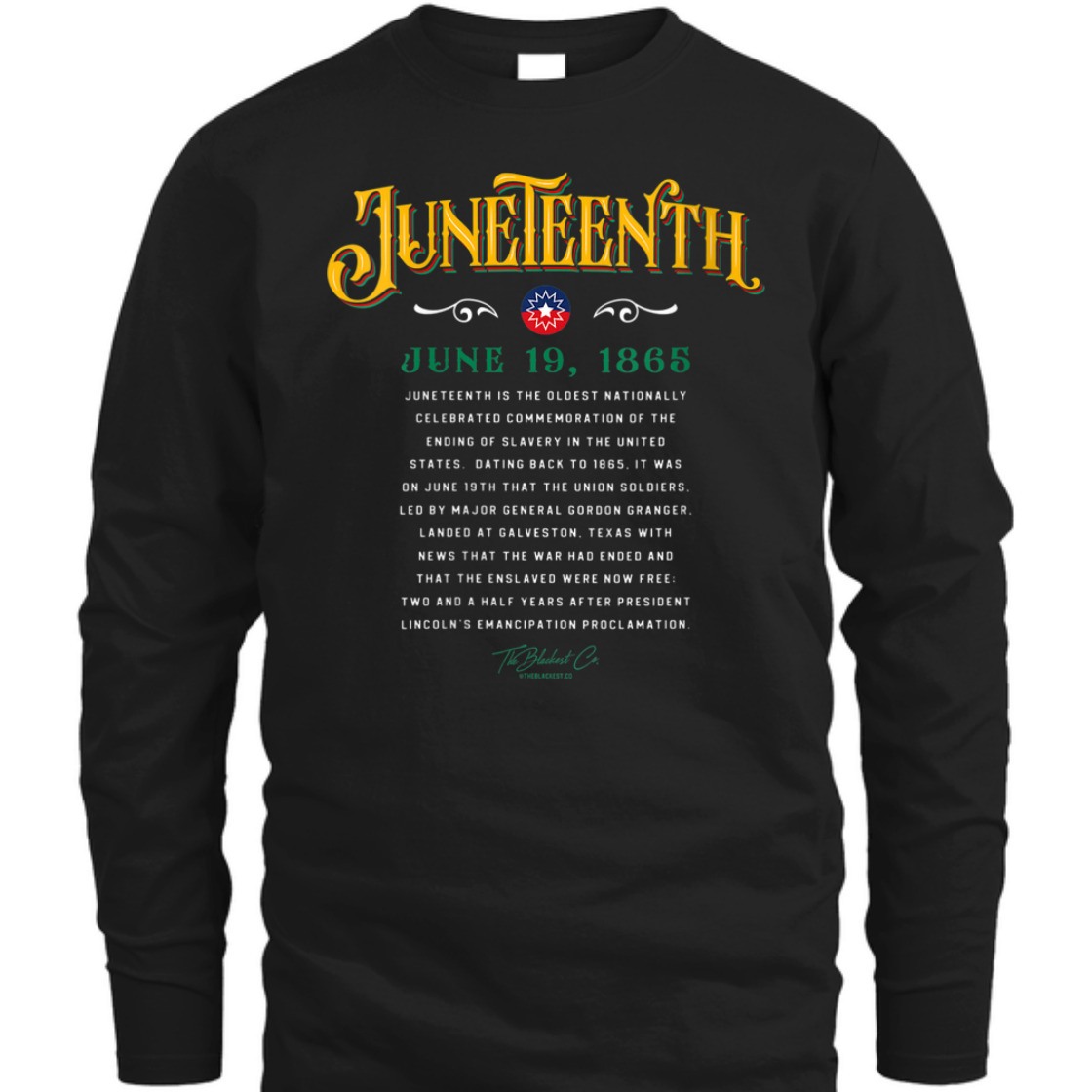 Strong Women Womens Juneteenth Vintage African American 1865 T-Shirt
