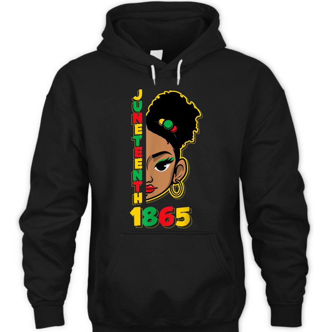 Strong Women Juneteenth 1865 Afro Puff Hair Women Girls Teens T-Shirt Strong Women Juneteenth 1865 Afro Puff Hair Women Girls Teens T-Shirt