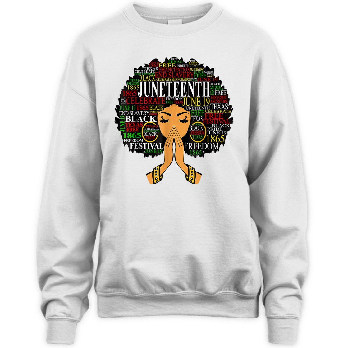 Strong Women Juneteenth Is My Independence 1865 Women 4th July Love T-Shirt