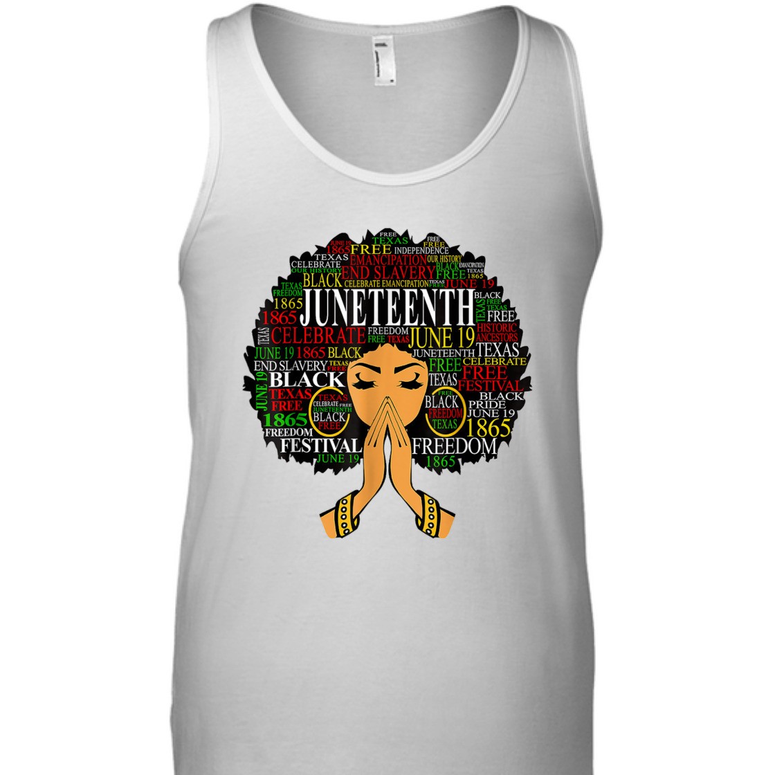 Strong Women Juneteenth Is My Independence 1865 Women 4th July Love T-Shirt