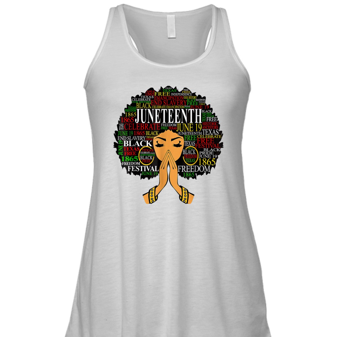 Strong Women Juneteenth Is My Independence 1865 Women 4th July Love T-Shirt