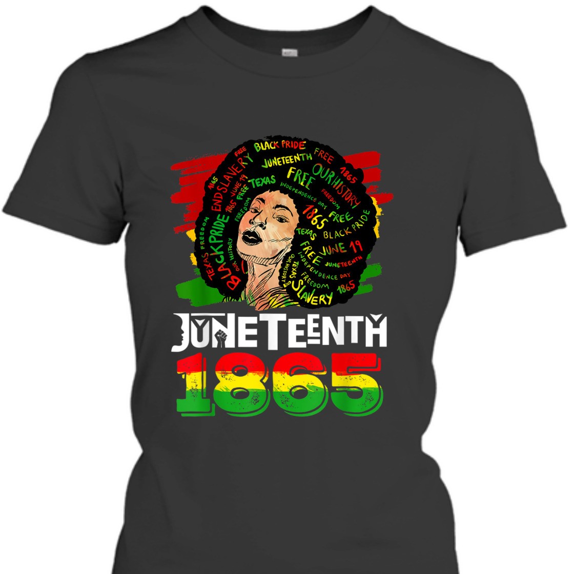 Strong Women Juneteenth 1865 Black African American Ancestors Freedom T-Shirt