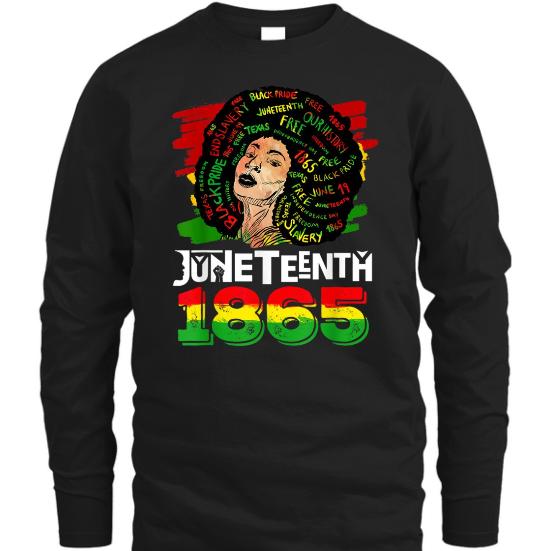 Strong Women Juneteenth 1865 Black African American Ancestors Freedom T-Shirt Strong Women Juneteenth 1865 Black African American Ancestors Freedom T-Shirt