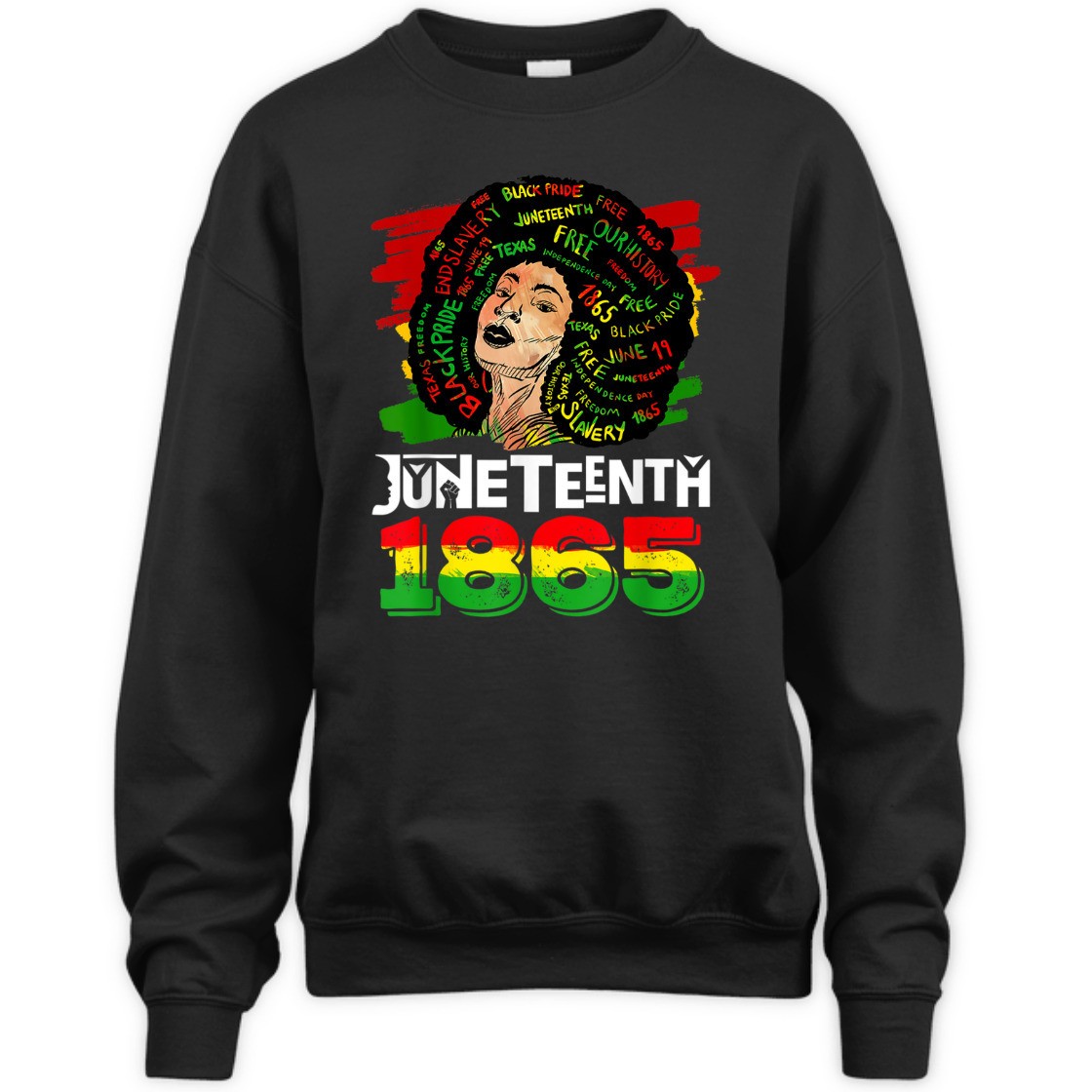 Strong Women Juneteenth 1865 Black African American Ancestors Freedom T-Shirt Strong Women Juneteenth 1865 Black African American Ancestors Freedom T-Shirt
