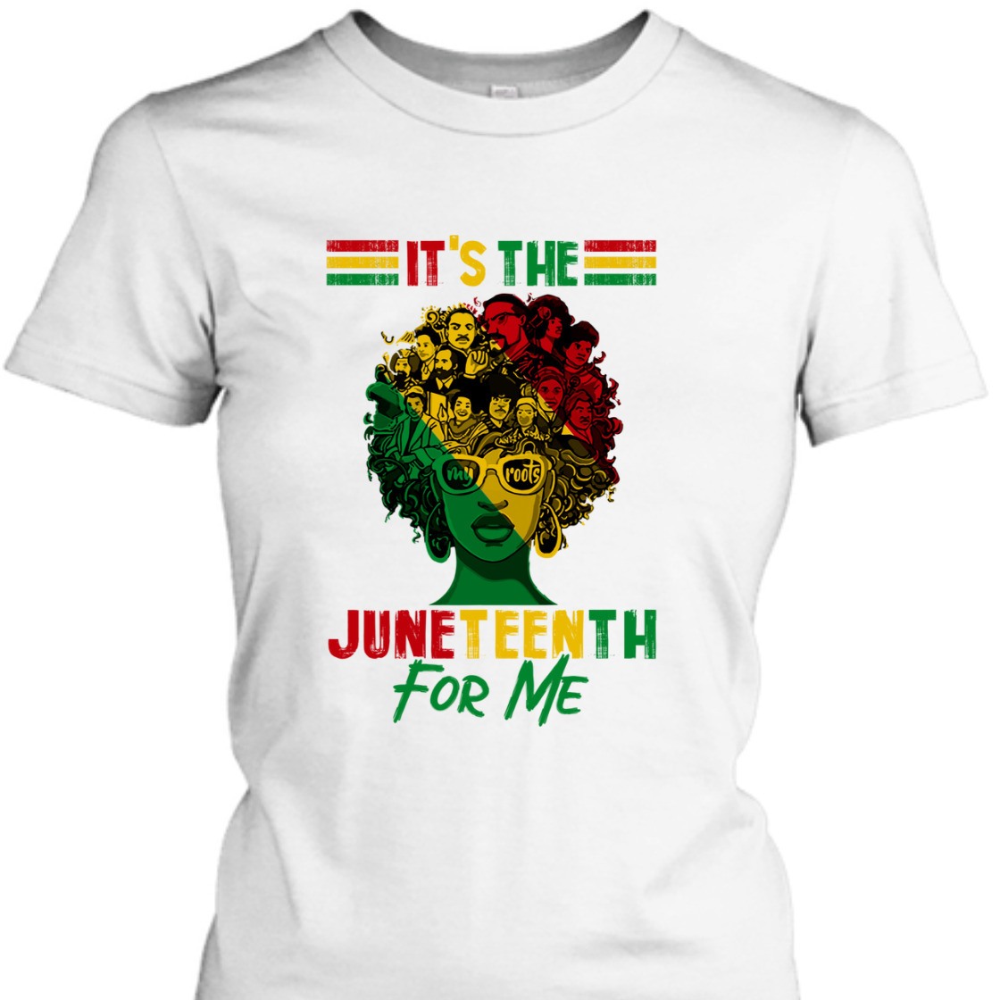 Strong Women It's The Juneteenth For Me Black Queen Black Women African T-Shirt