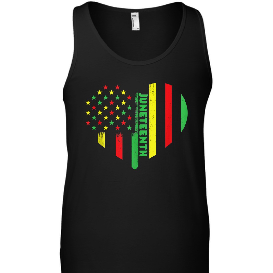 Strong Women Juneteenth Retro Vintage Heart Flag Black Dad Mom Girl Boy T-Shirt