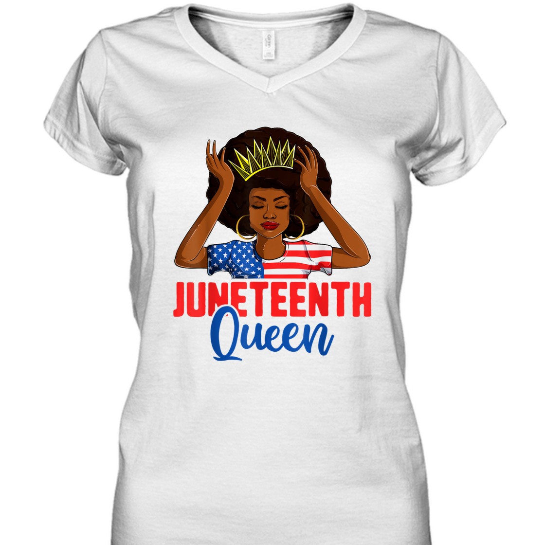 Strong Women Juneteenth Women, Juneteenth Black Queen Us Flag T-Shirt Strong Women Juneteenth Women, Juneteenth Black Queen Us Flag T-Shirt