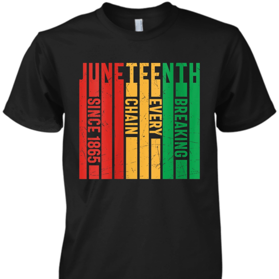Strong Women Juneteenth 1865 Breaking Every Chain Black History Freedom T-Shirt