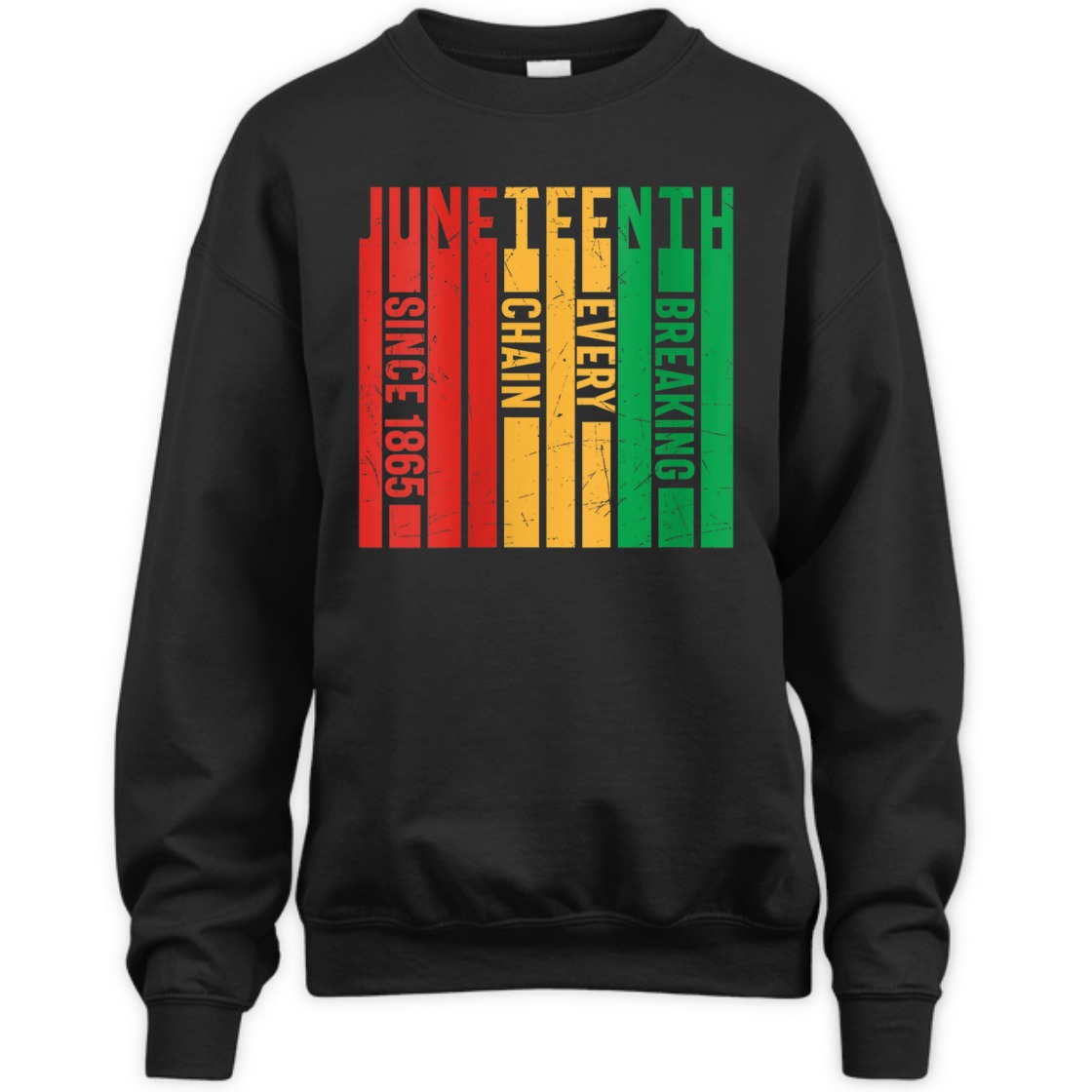 Strong Women Juneteenth 1865 Breaking Every Chain Black History Freedom T-Shirt
