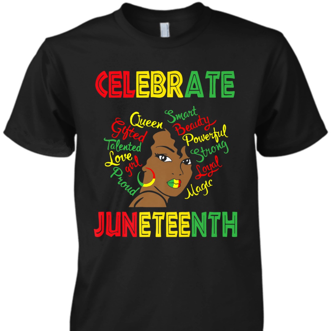 Strong Women Black Women Messy Bun Juneteenth Celebrate Indepedence Day Premium T-Shirt Strong Women Black Women Messy Bun Juneteenth Celebrate Indepedence Day Premium T-Shirt