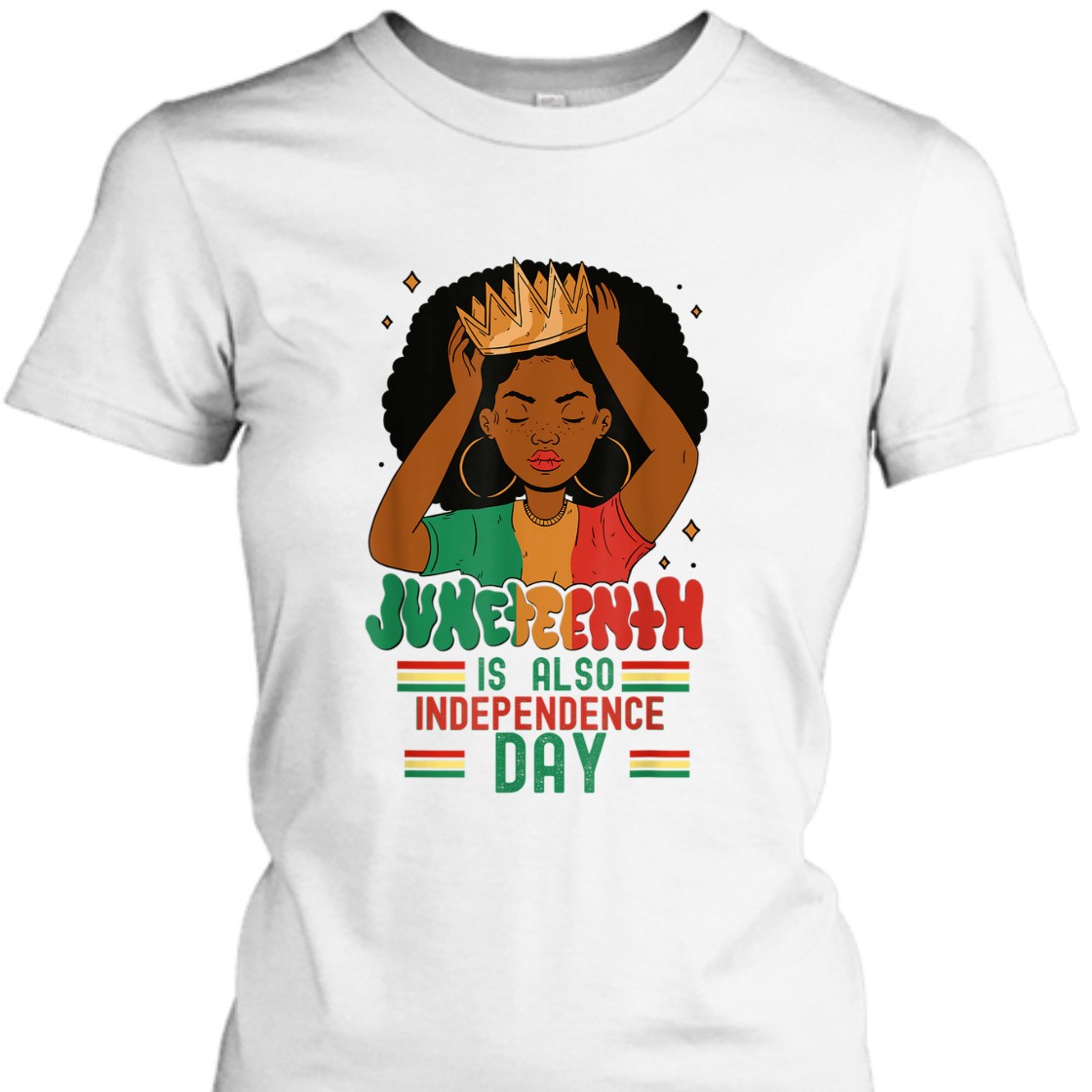 Strong Women Juneteenth Is My Independence Day Black Girl Black Queen T T-Shirt