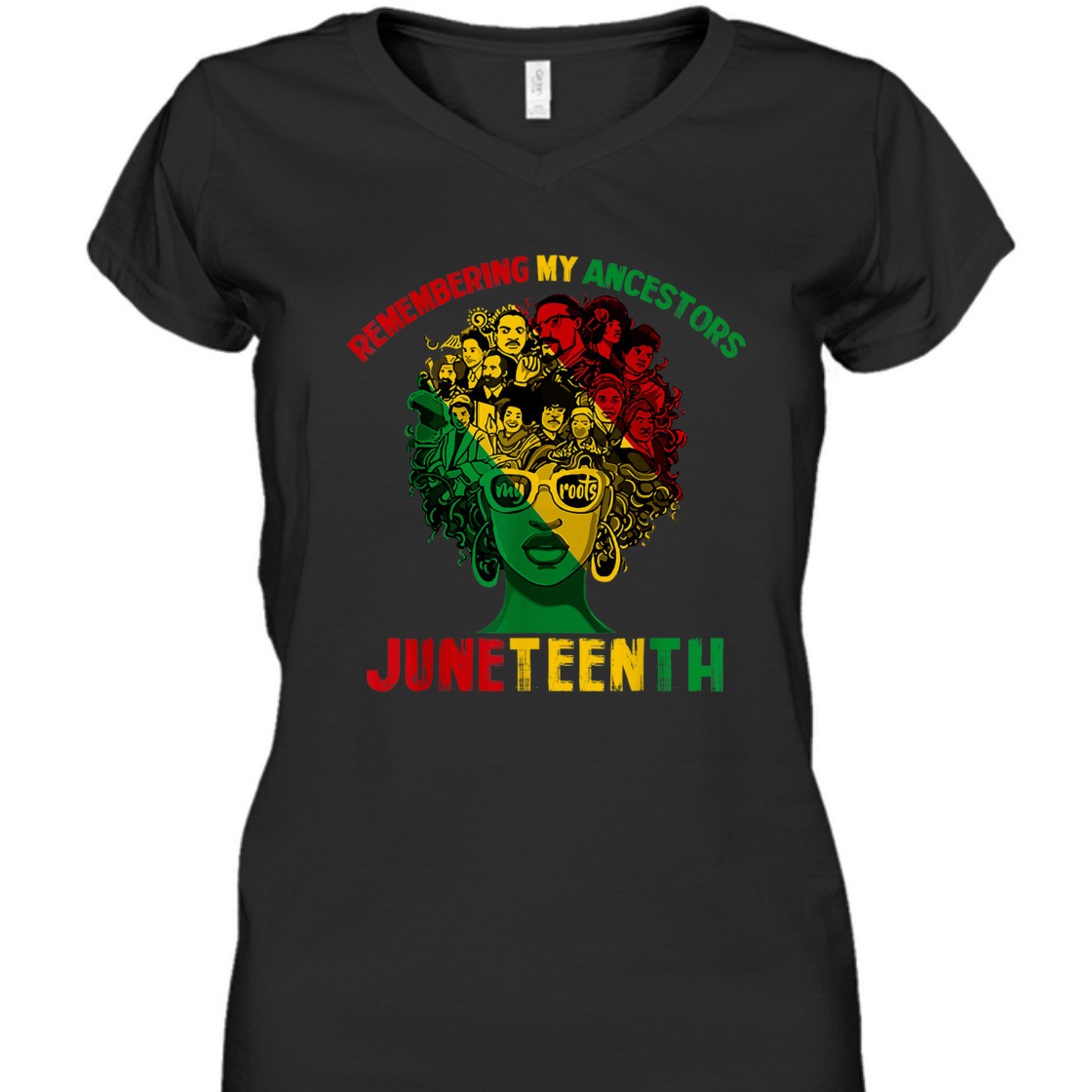 Strong Women Remembering My Ancestors Juneteenth Black Freedom 1865 T-Shirt Strong Women Remembering My Ancestors Juneteenth Black Freedom 1865 T-Shirt