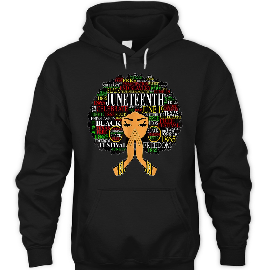 Strong Women Juneteenth Melanin Black Women Natural Hair Afro Word T-Shirt Strong Women Juneteenth Melanin Black Women Natural Hair Afro Word T-Shirt