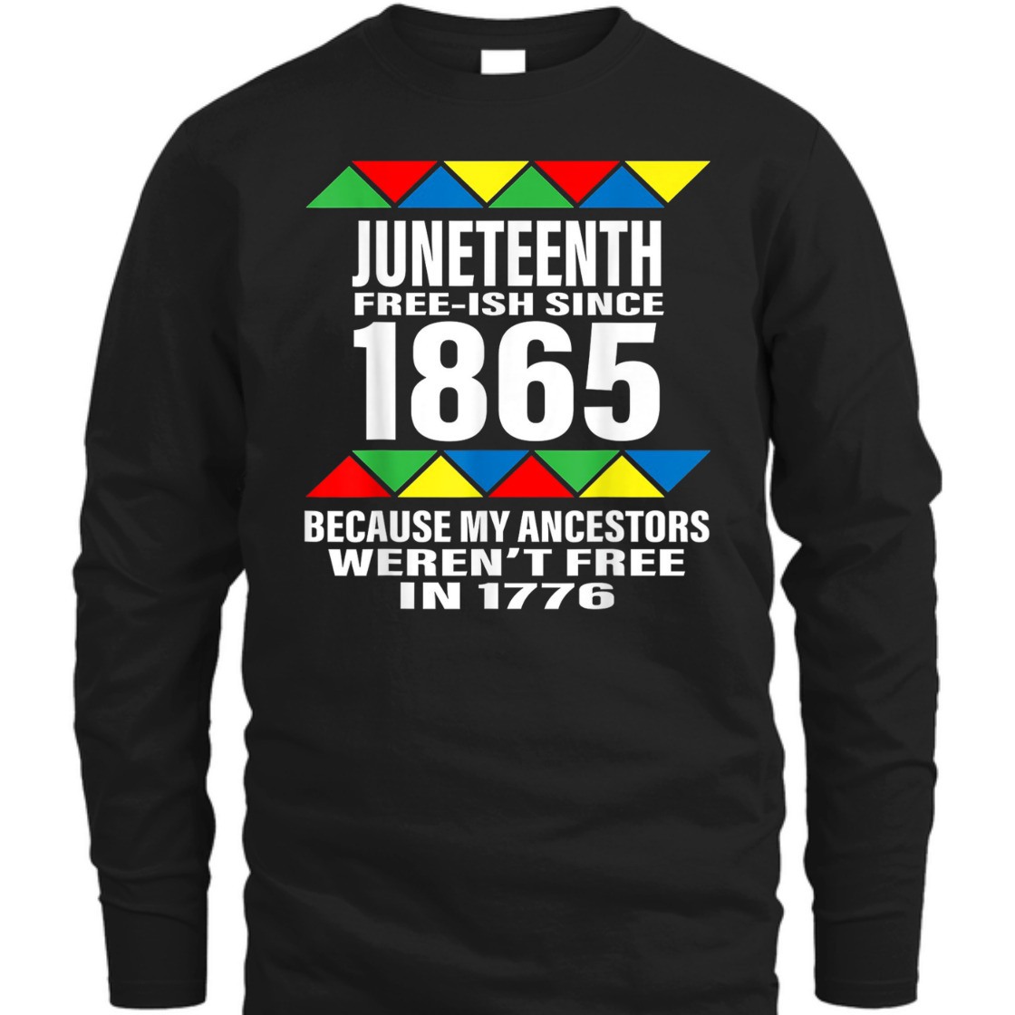Strong Women Juneteenth Free-ish Since 1865 With Pan African Flag T-Shirt