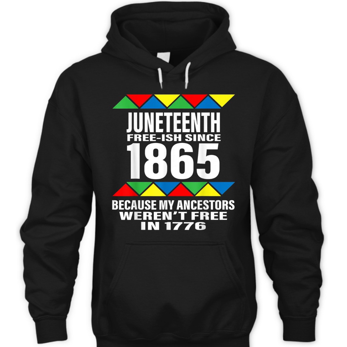 Strong Women Juneteenth Free-ish Since 1865 With Pan African Flag T-Shirt