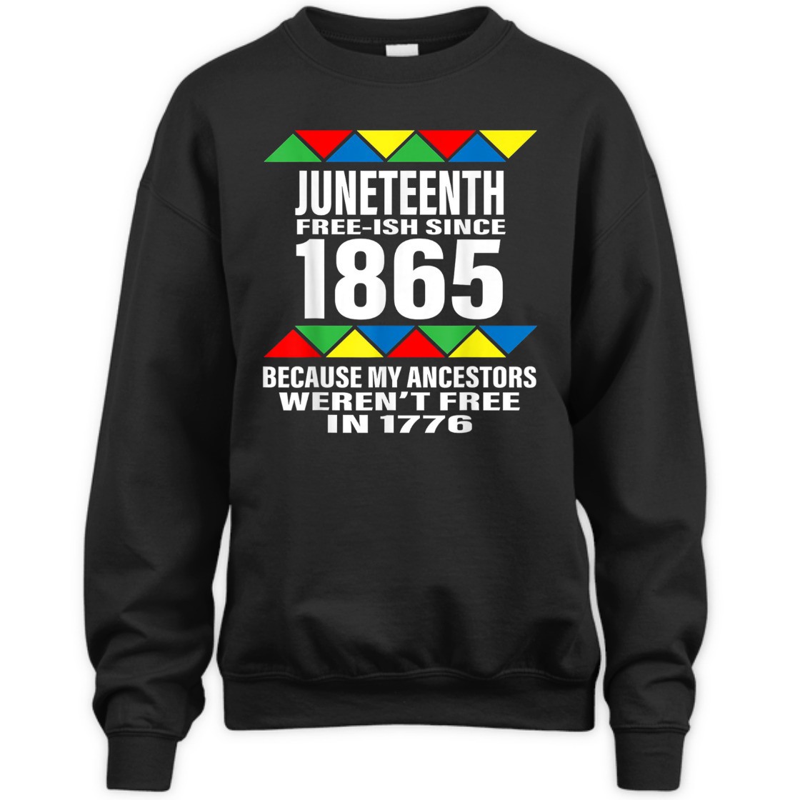 Strong Women Juneteenth Free-ish Since 1865 With Pan African Flag T-Shirt