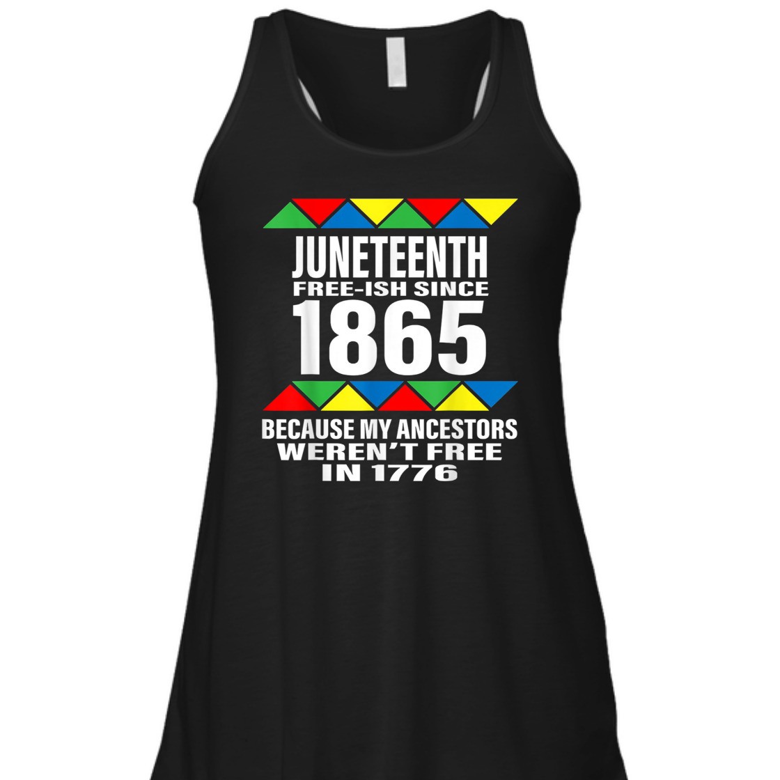 Strong Women Juneteenth Free-ish Since 1865 With Pan African Flag T-Shirt