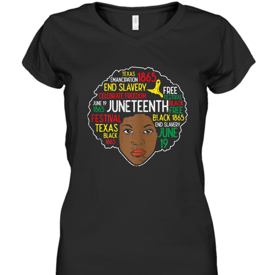 Strong Women Afro Woman Juneteenth 1865 Black Pride Melanin Women Gift T-Shirt Strong Women Afro Woman Juneteenth 1865 Black Pride Melanin Women Gift T-Shirt