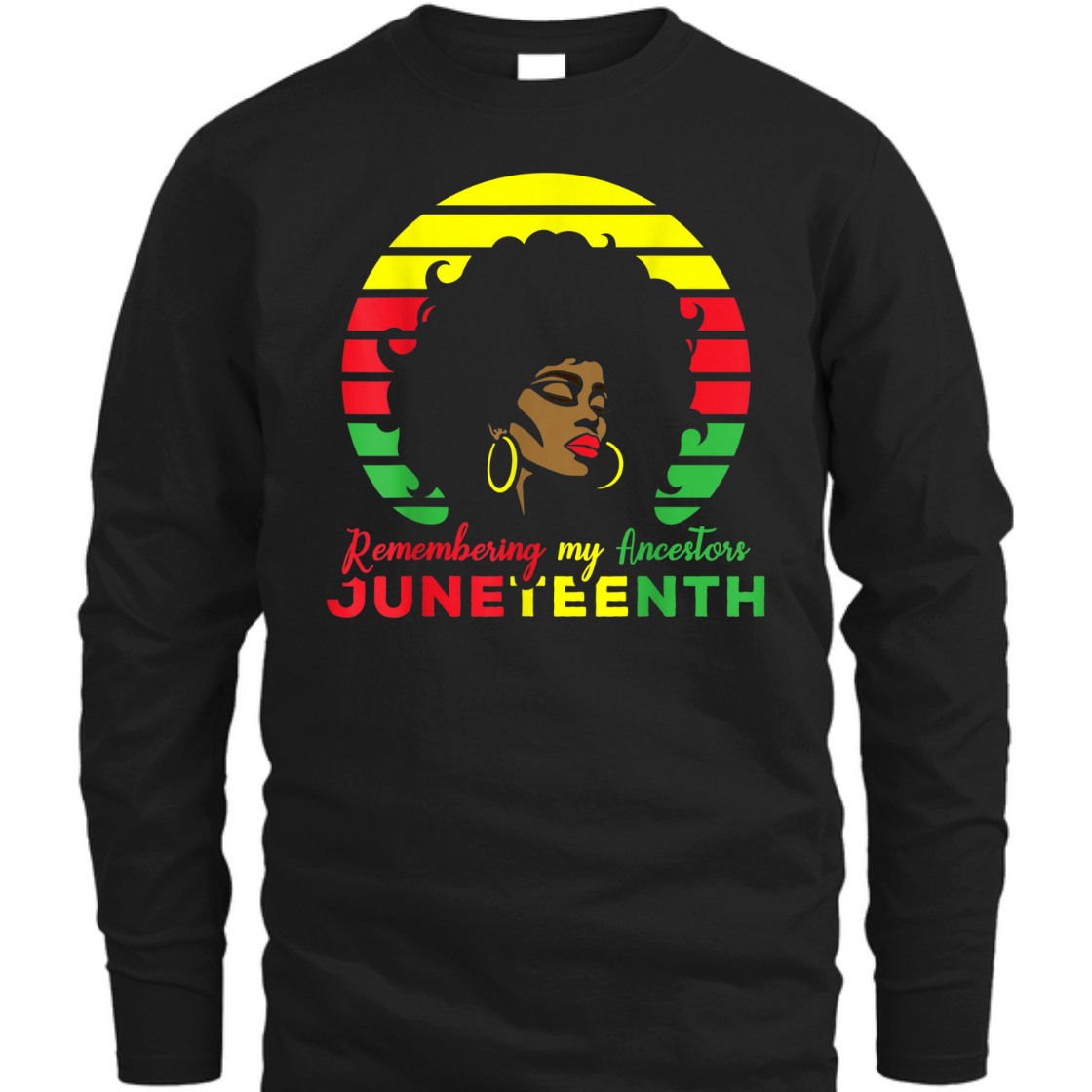 Strong Women Remembering My Ancestors Juneteenth 1865 Black Freedom T-Shirt