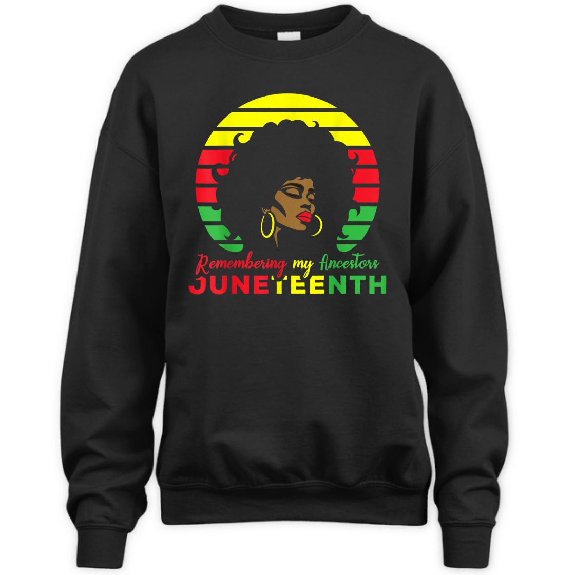 Strong Women Remembering My Ancestors Juneteenth 1865 Black Freedom T-Shirt