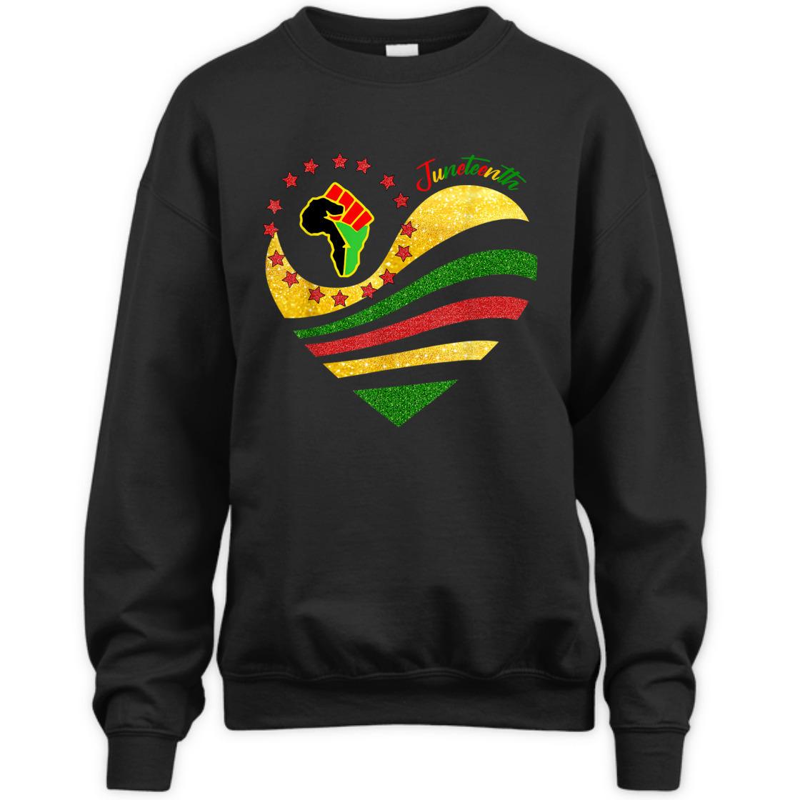 Strong Women Juneteenth Heart Hand Independence-Day T-Shirt Strong Women Juneteenth Heart Hand Independence-Day T-Shirt
