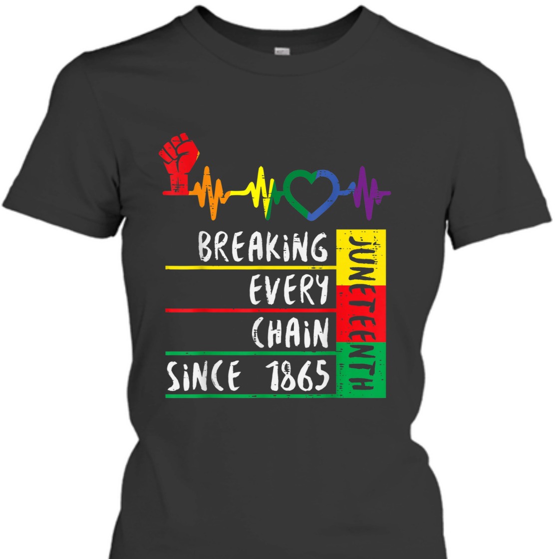 Strong Women Juneteenth Breaking Every Chain Since 1865 T-Shirt Strong Women Juneteenth Breaking Every Chain Since 1865 T-Shirt