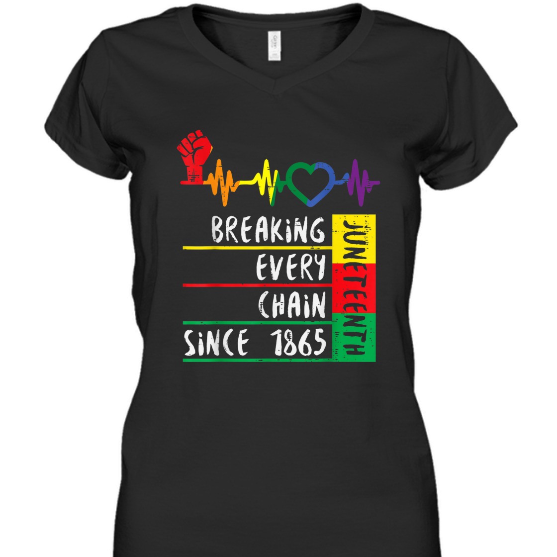 Strong Women Juneteenth Breaking Every Chain Since 1865 T-Shirt Strong Women Juneteenth Breaking Every Chain Since 1865 T-Shirt