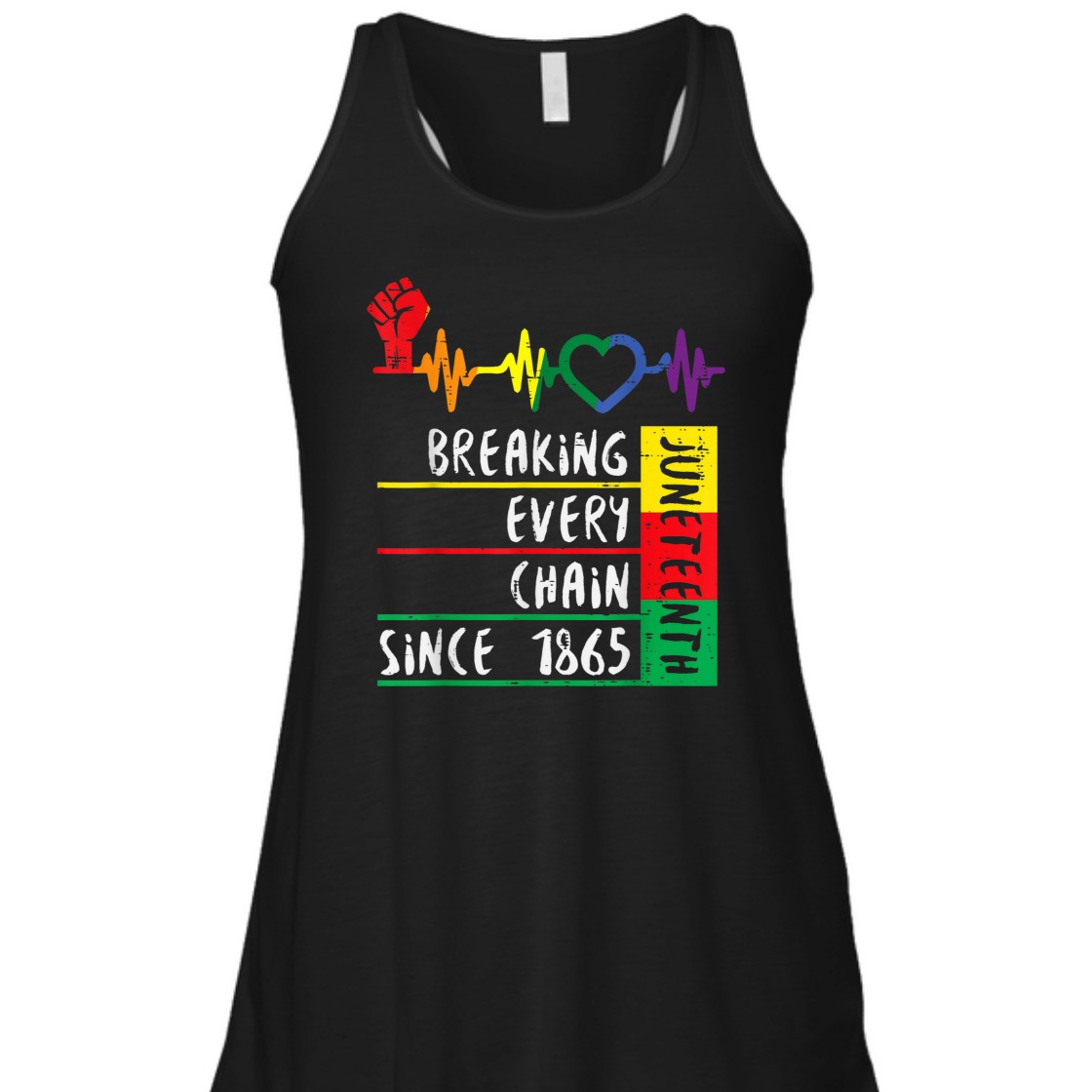 Strong Women Juneteenth Breaking Every Chain Since 1865 T-Shirt