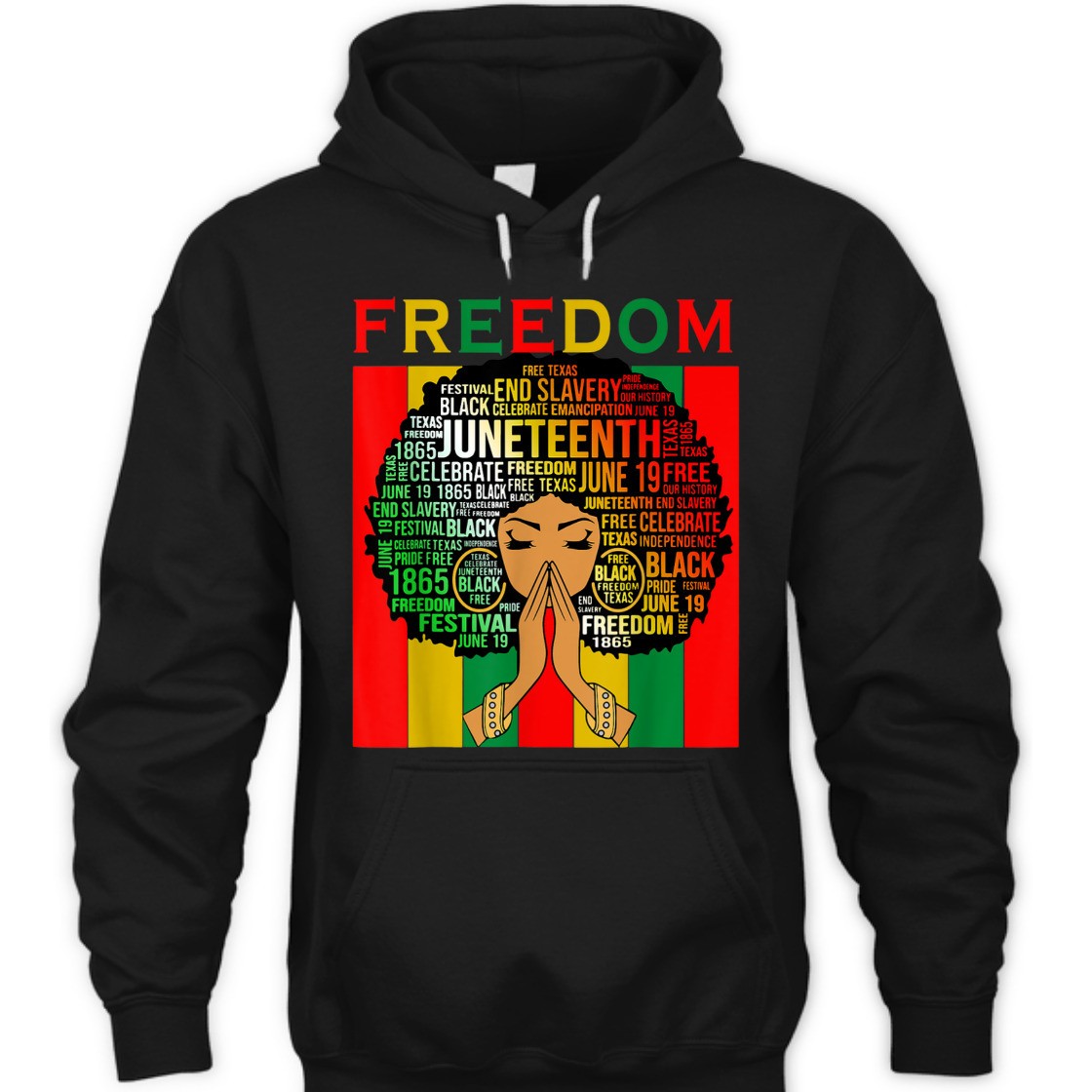 Strong Women Melanin Black Girl Magic Juneteenth Freedom Women Girls Mom T-Shirt