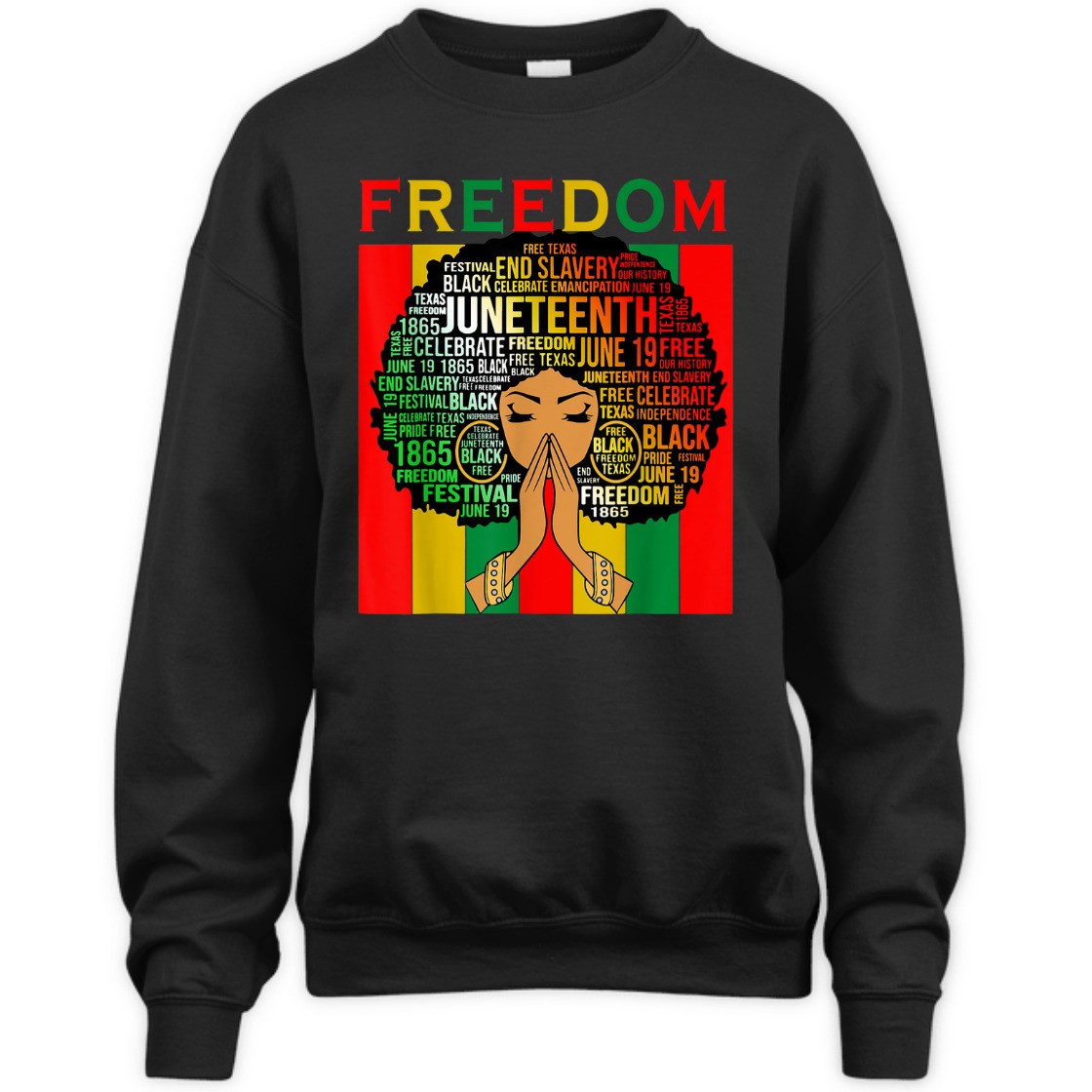 Strong Women Melanin Black Girl Magic Juneteenth Freedom Women Girls Mom T-Shirt