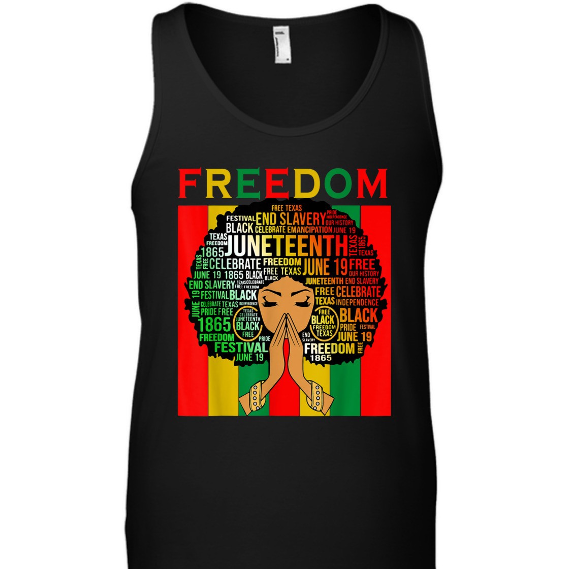 Strong Women Melanin Black Girl Magic Juneteenth Freedom Women Girls Mom T-Shirt