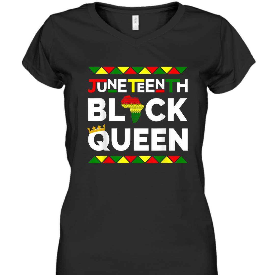 Strong Women Juneteenth Black Queen Freedom Day June 19th 1865 Womens T-Shirt