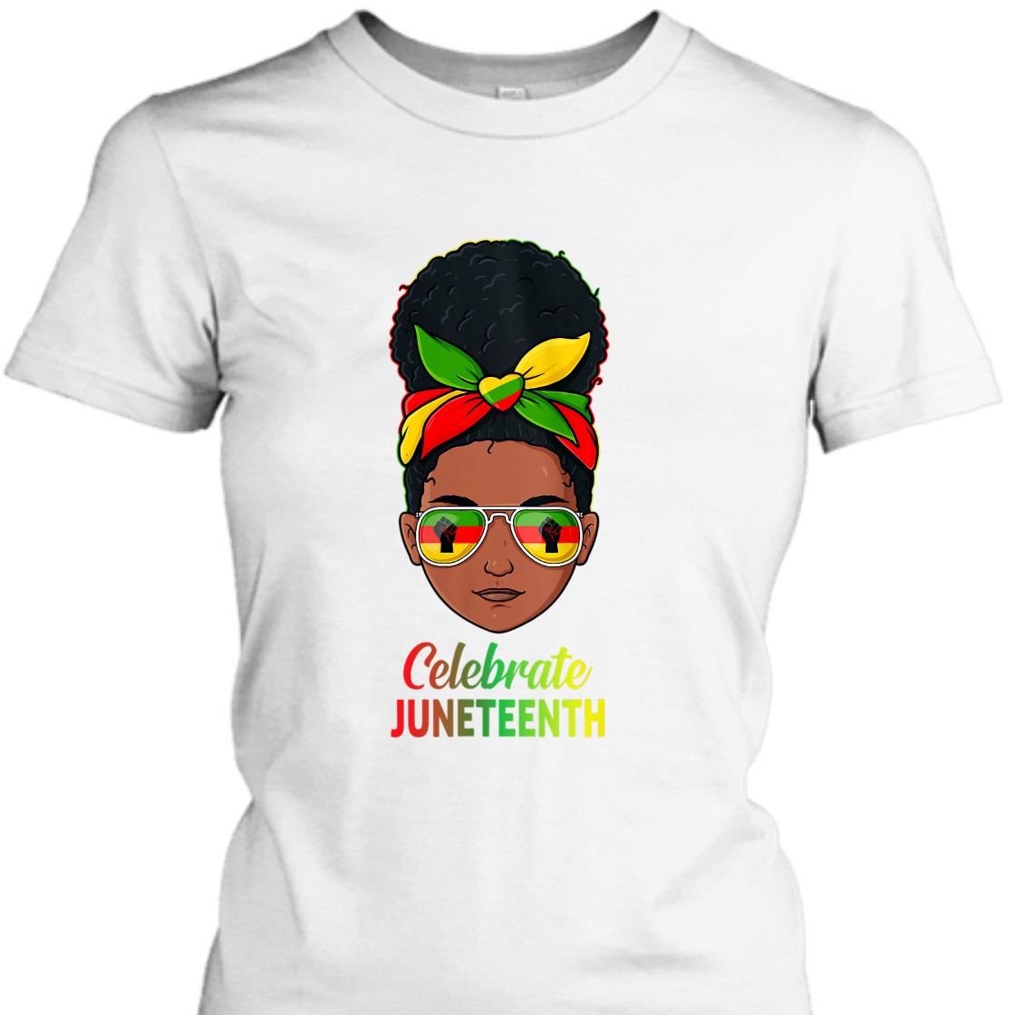 Strong Women Celebrate Juneteenth 1865 Black Women Freedom Girls Kids T-Shirt