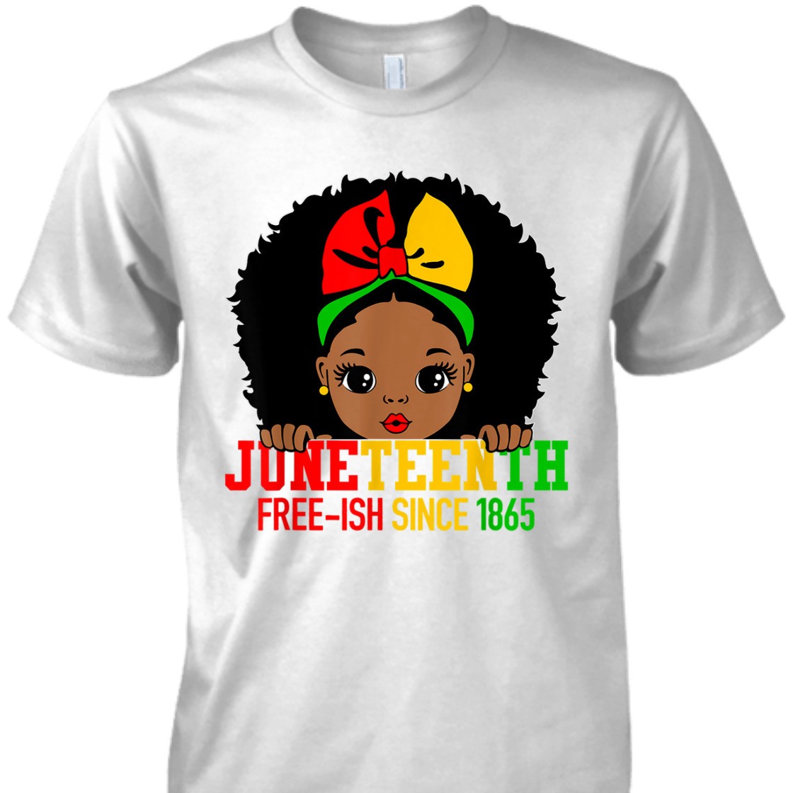 Strong Women Juneteenth Black Girl Kids Celebrate Juneteenth 1865 African T-Shirt