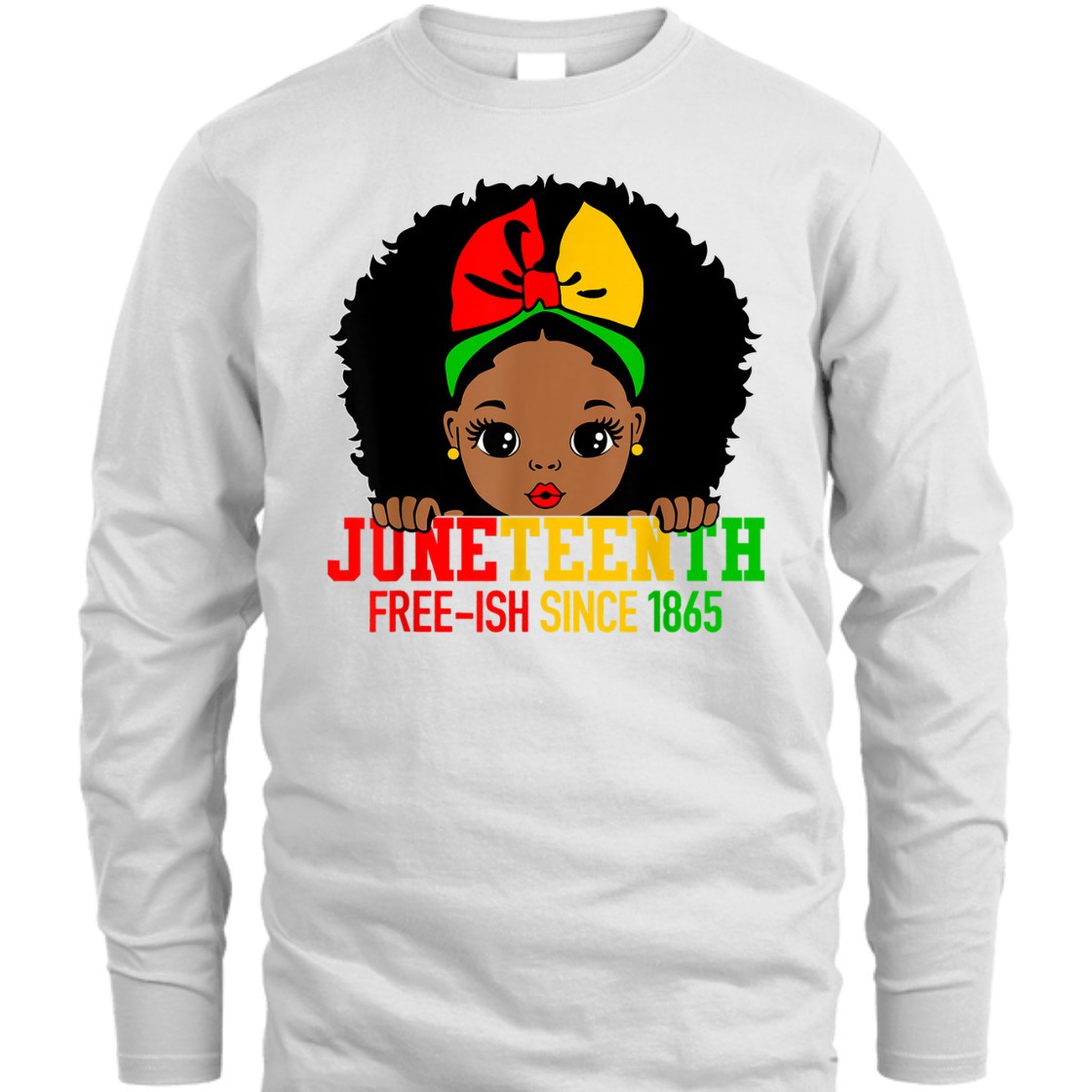 Strong Women Juneteenth Black Girl Kids Celebrate Juneteenth 1865 African T-Shirt