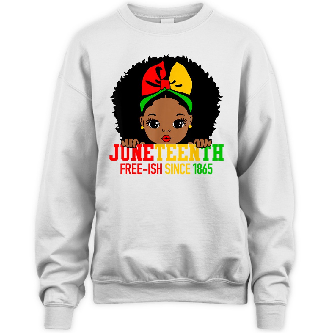 Strong Women Juneteenth Black Girl Kids Celebrate Juneteenth 1865 African T-Shirt