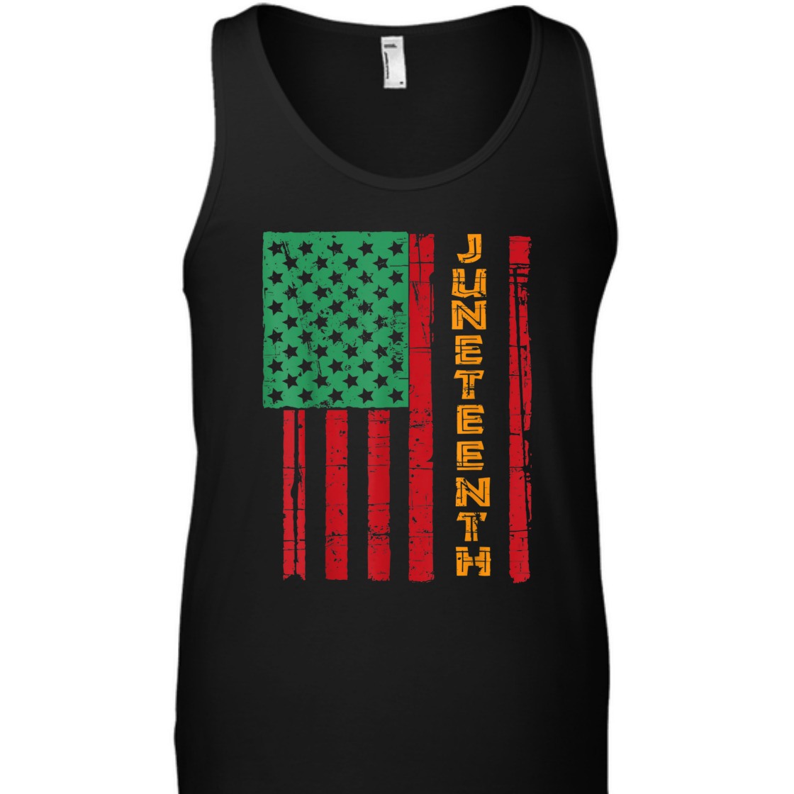 Strong Women Juneteenth American Flag T-Shirt