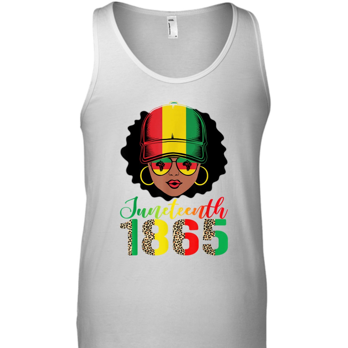 Strong Women Juneteenth 1865 Queen Pride Leopard Black African Women Girl T-Shirt