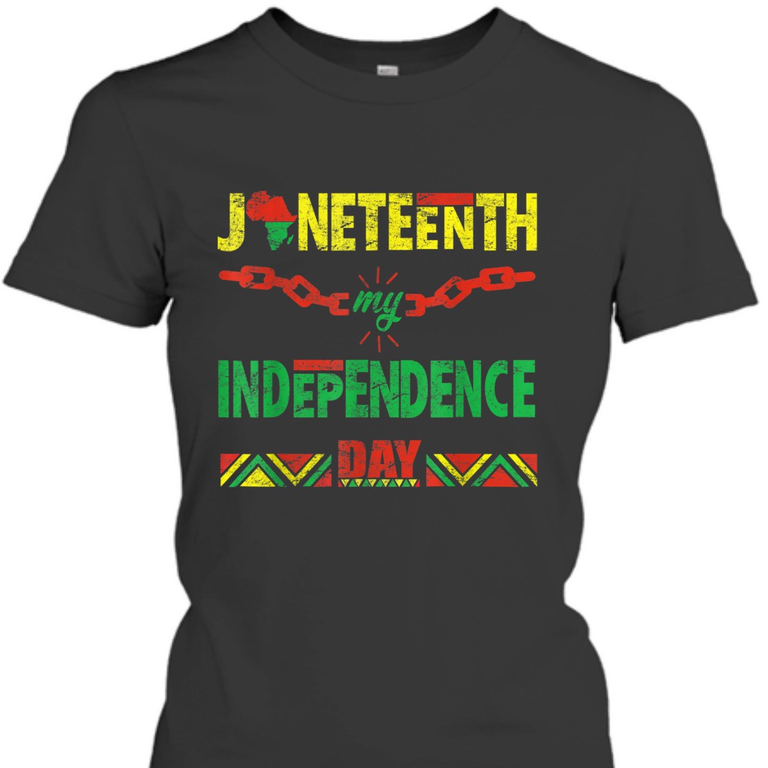 Strong Women Juneteenth Is My Independence Day Black History Month T-Shirt