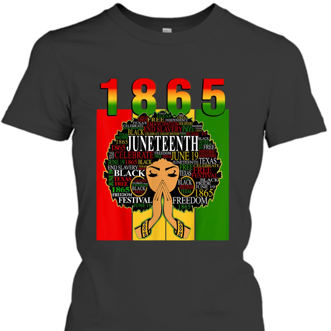 Strong Women Juneteenth 1865 Independence Black Melanin Queen Afro Women T-Shirt Strong Women Juneteenth 1865 Independence Black Melanin Queen Afro Women T-Shirt