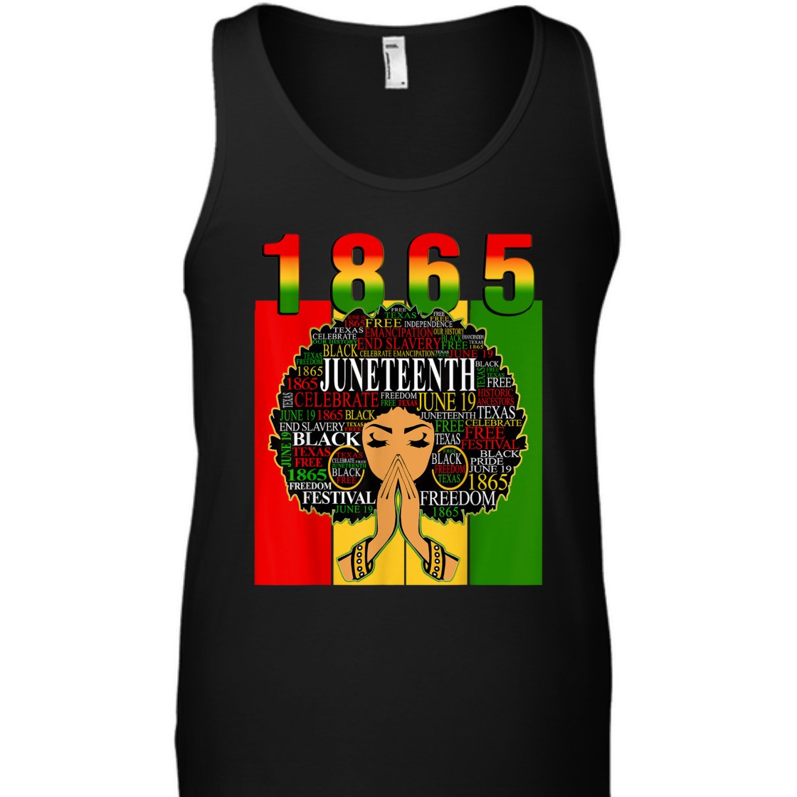 Strong Women Juneteenth 1865 Independence Black Melanin Queen Afro Women T-Shirt