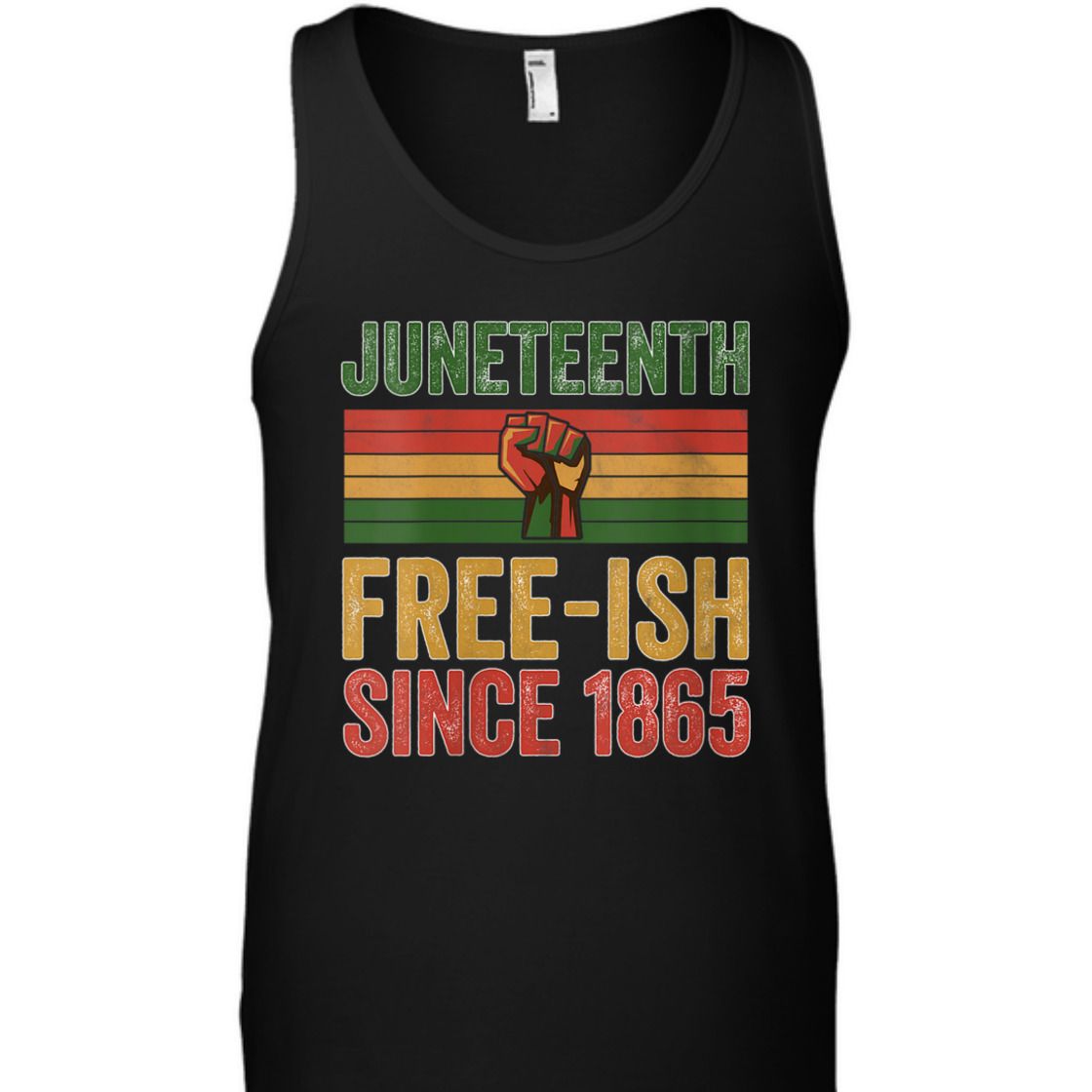Strong Women Juneteenth Free-ish Since 1865 Day Independence Black Pride Retro T-Shirt