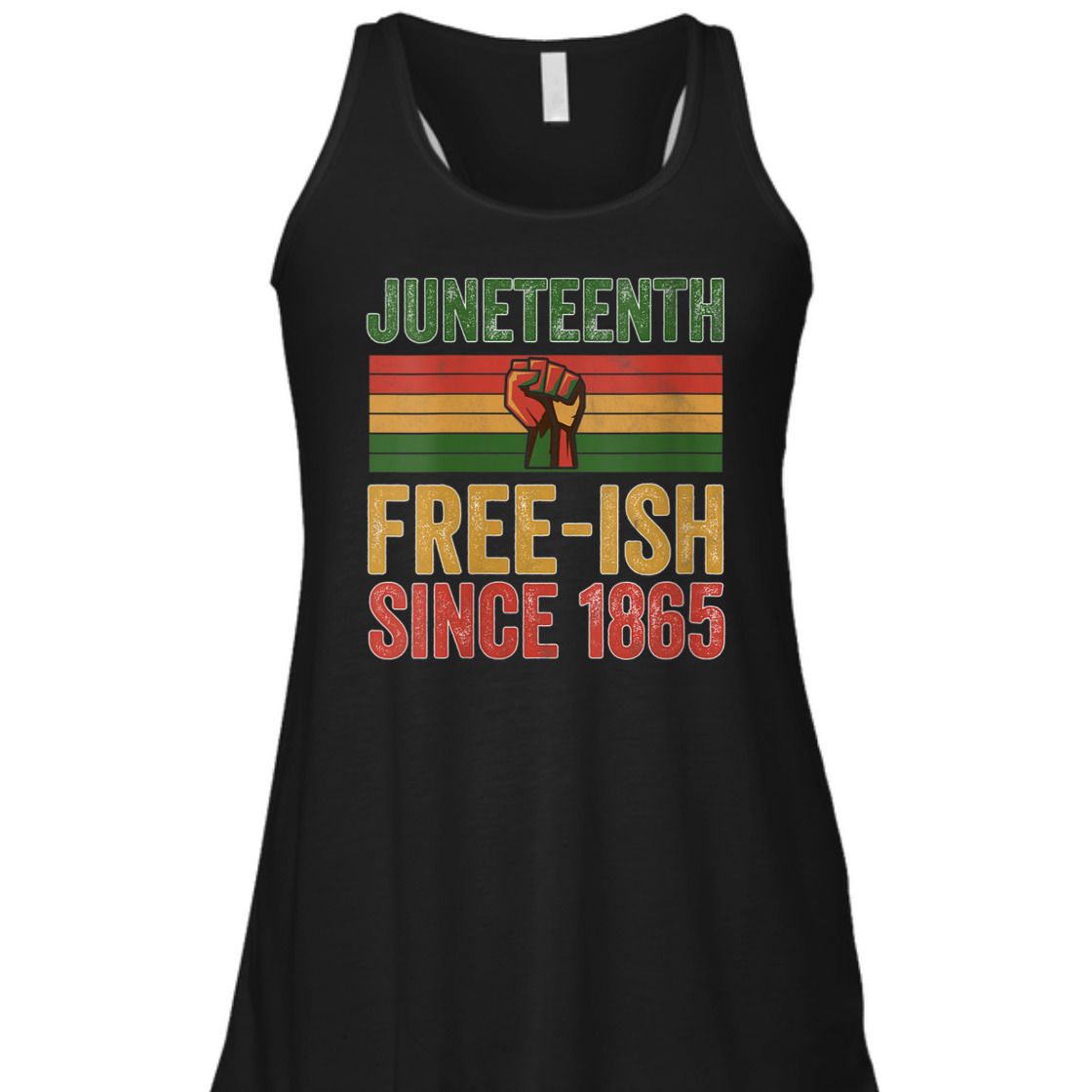 Strong Women Juneteenth Free-ish Since 1865 Day Independence Black Pride Retro T-Shirt